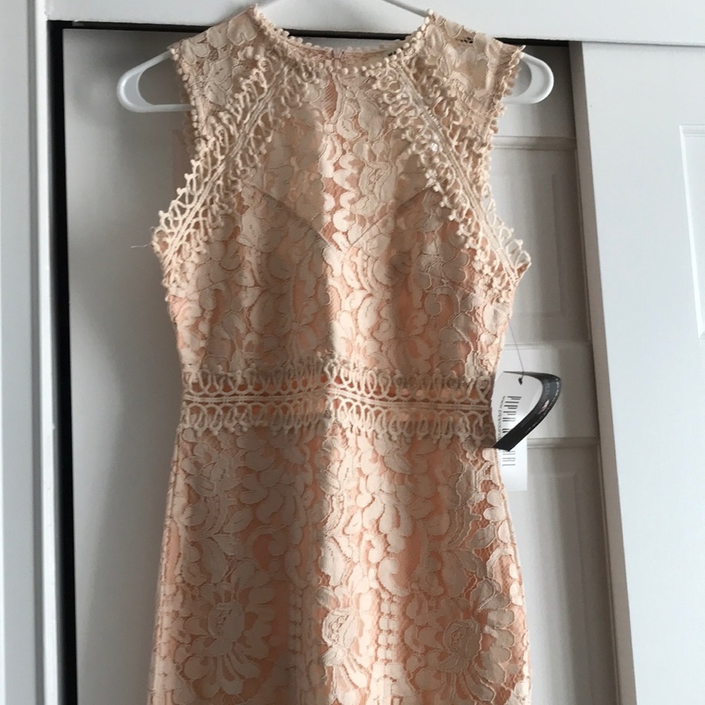 Dress peach color
